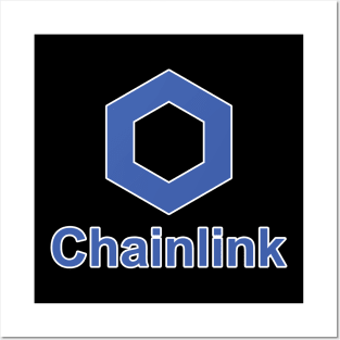 Chainlink Crypto LINK Cryptocurrency Posters and Art